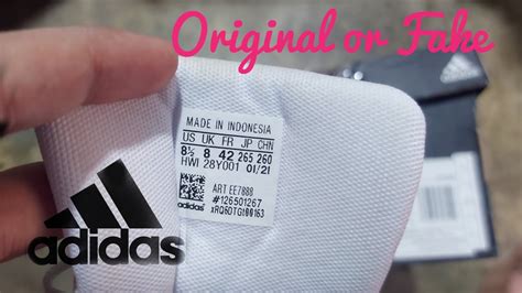 how to check if your adidas shoes is original